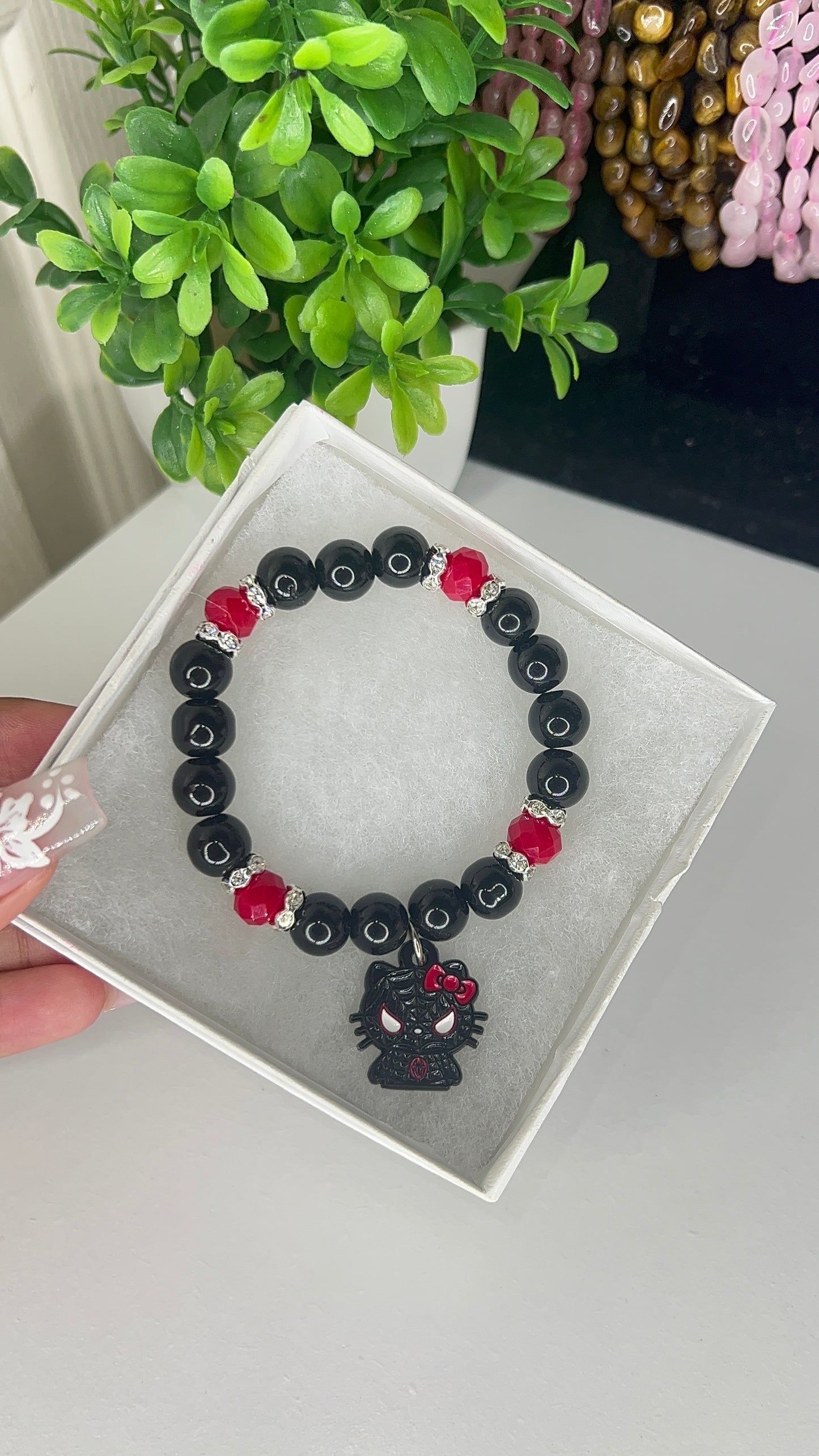 Spiderman x hello kitty singlar bracelet