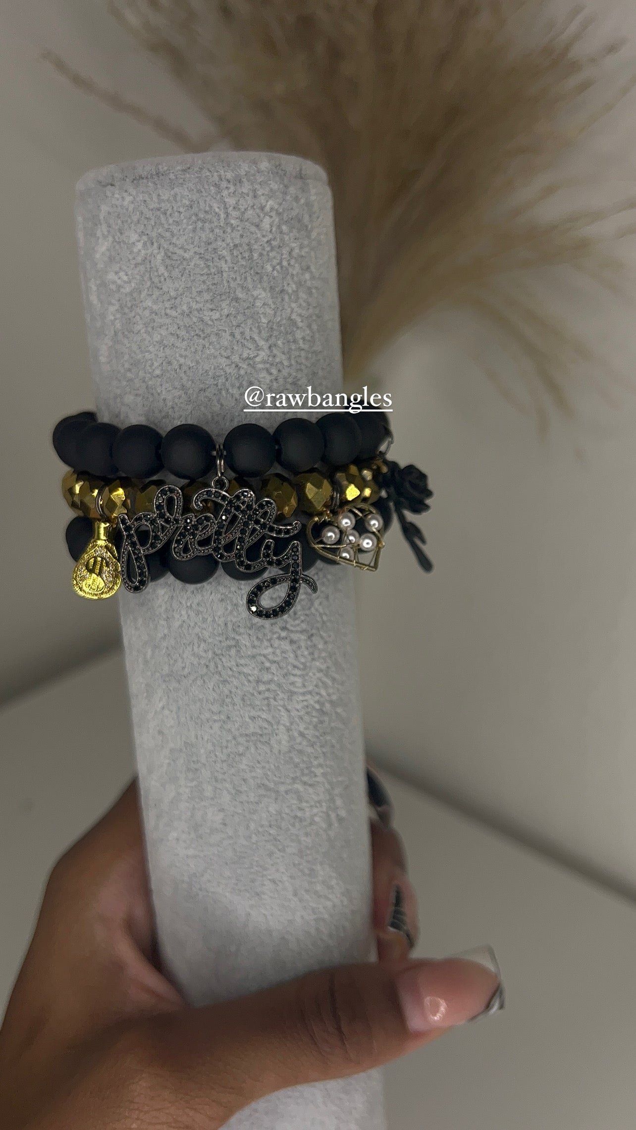 Beaded bracelet set