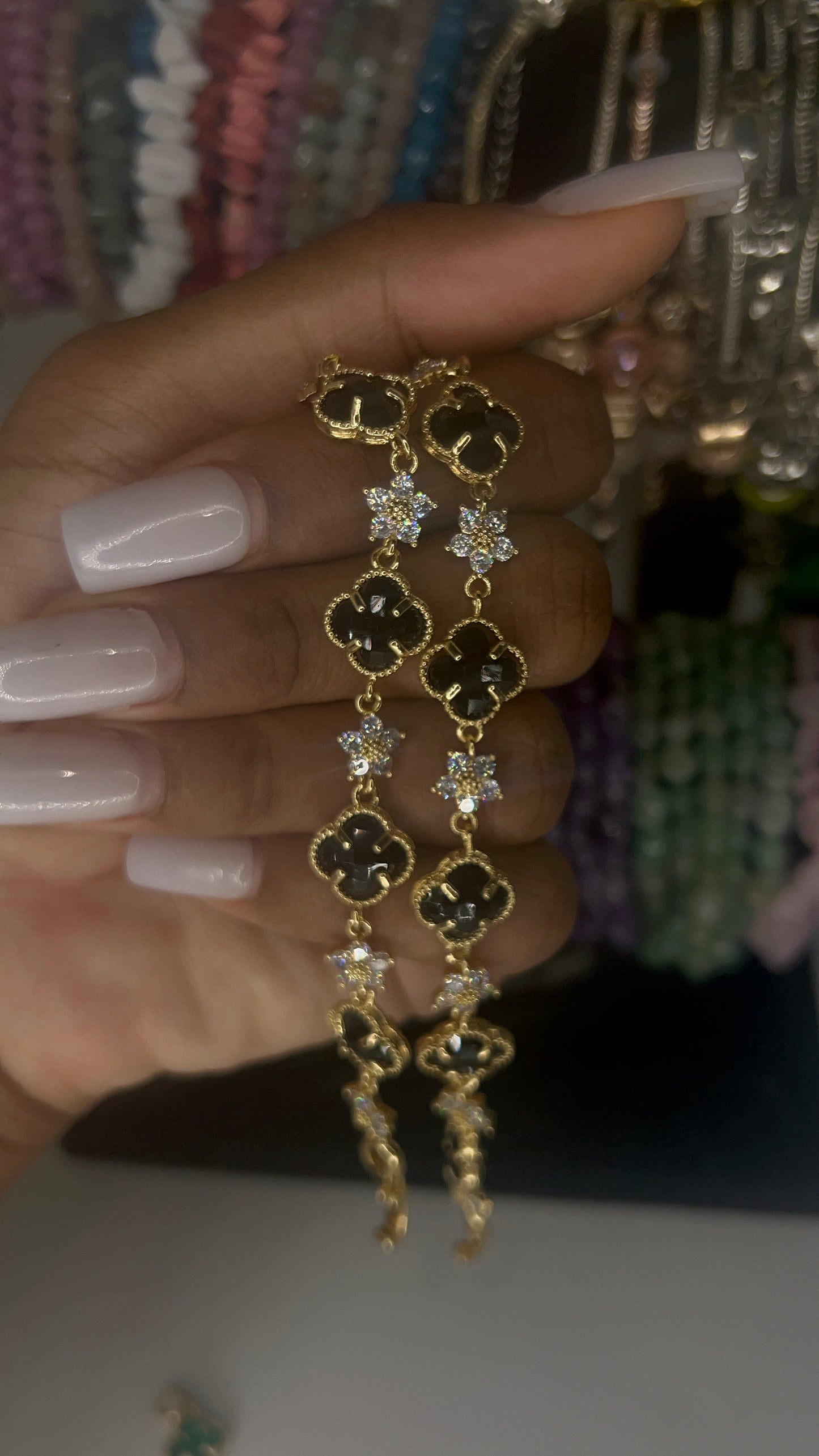 flower clover bracelet