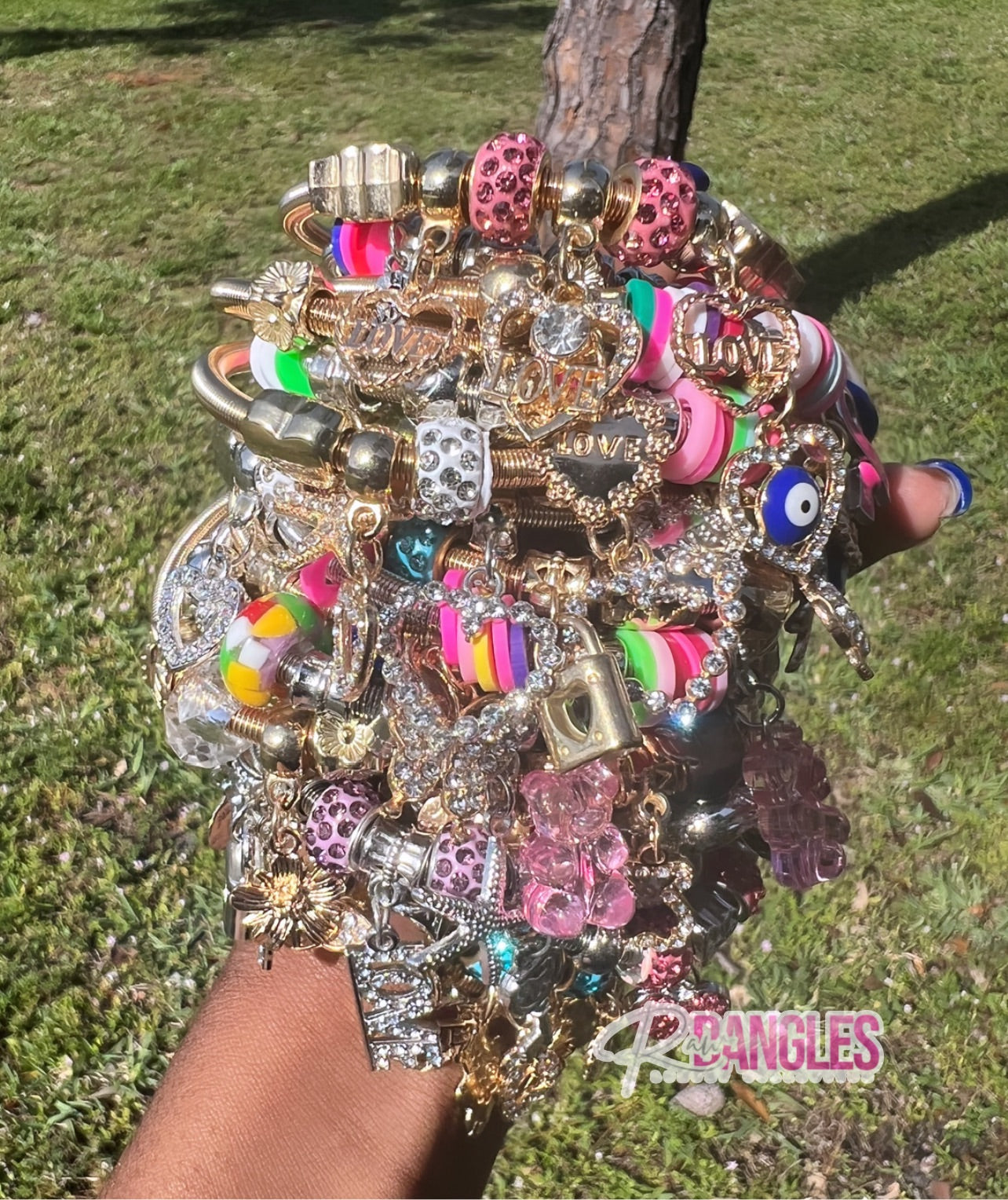 stretch charm bracelet