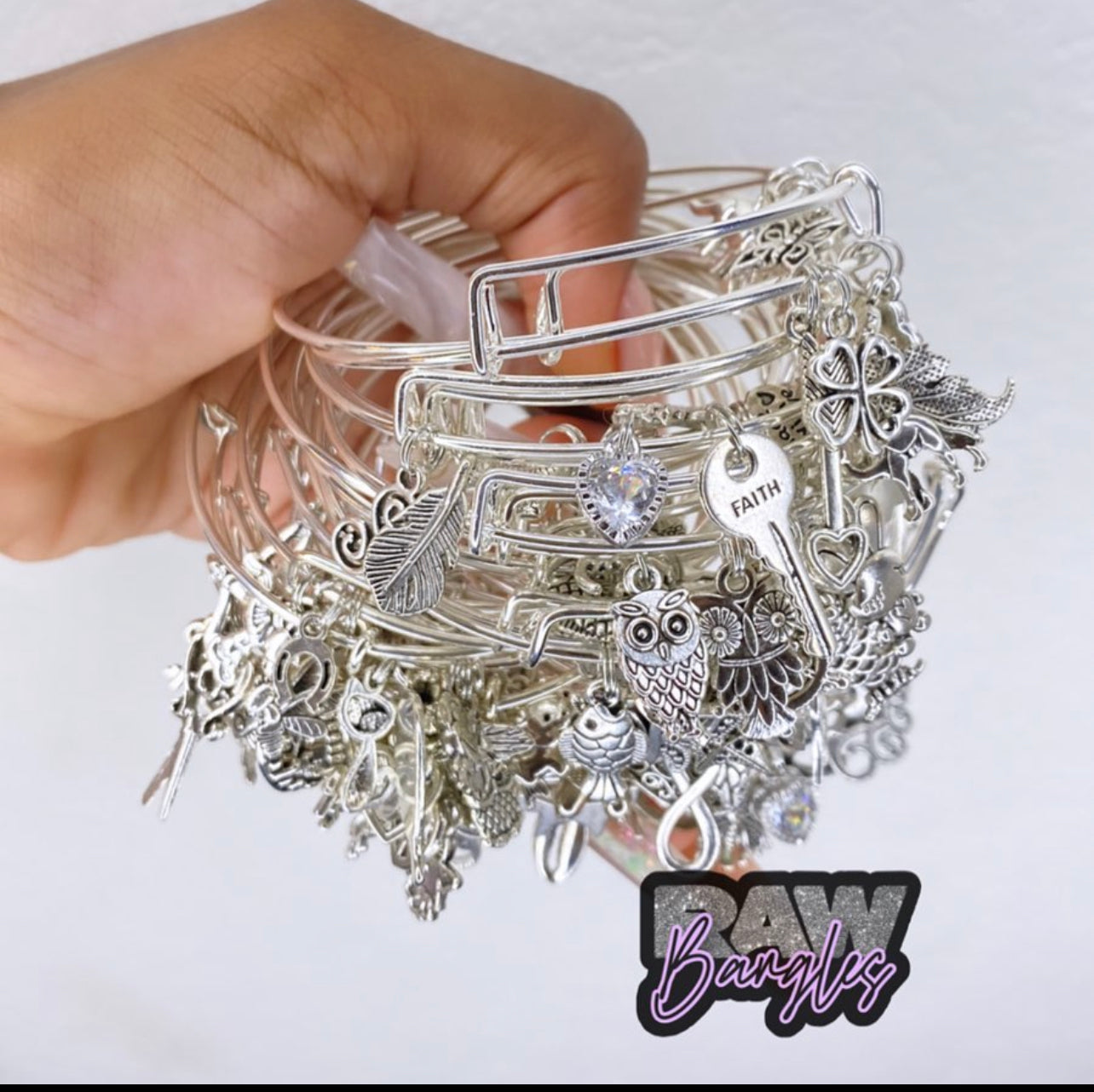 silver bangles