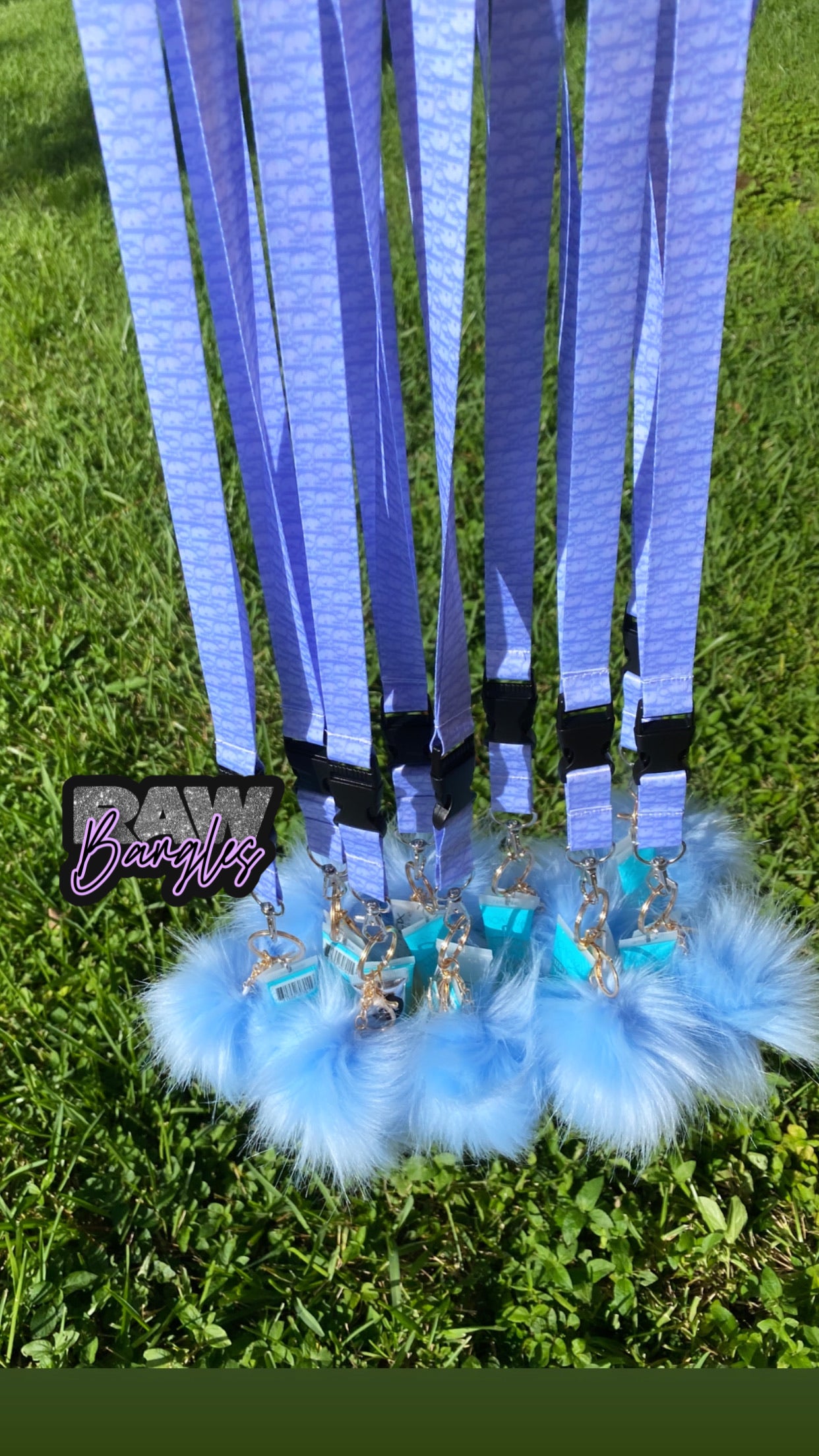 Blue Luxurious lanyard