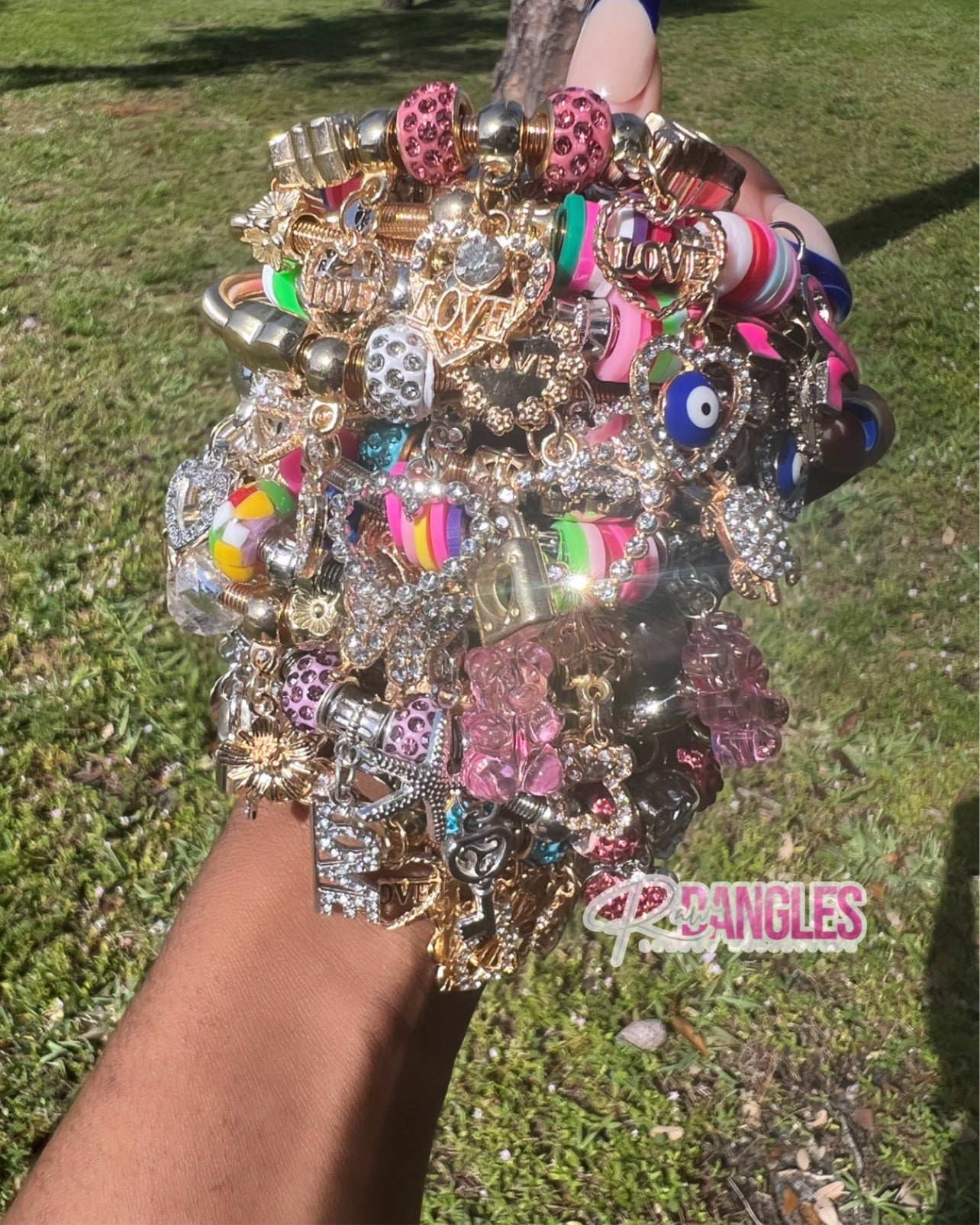 stretch charm bracelet