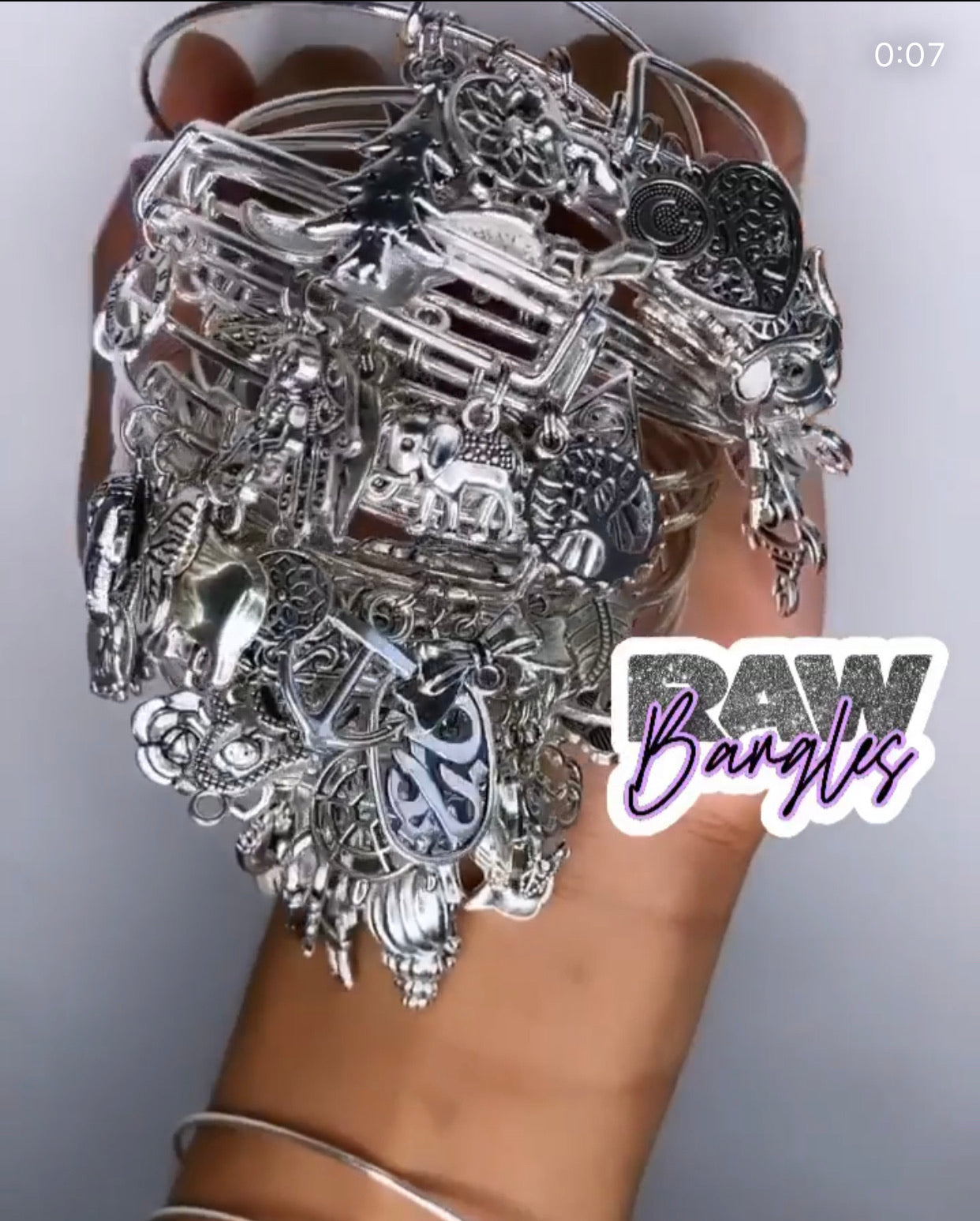 silver bangles