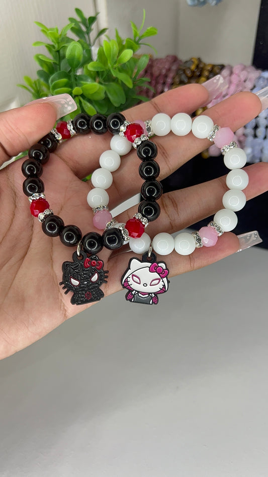 🔥HOT🔥 hello kitty x Spiderverse bracelet set