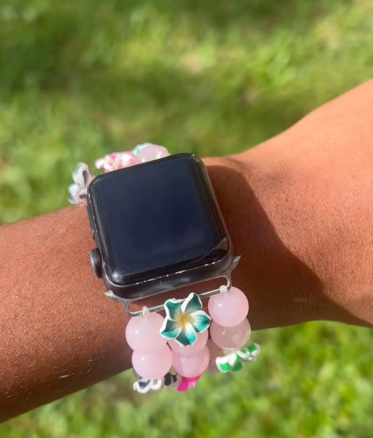 Floral Apple Watch band￼