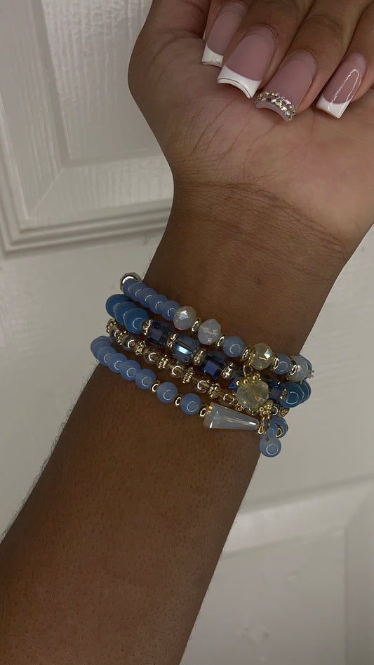 Beaded bracelet set