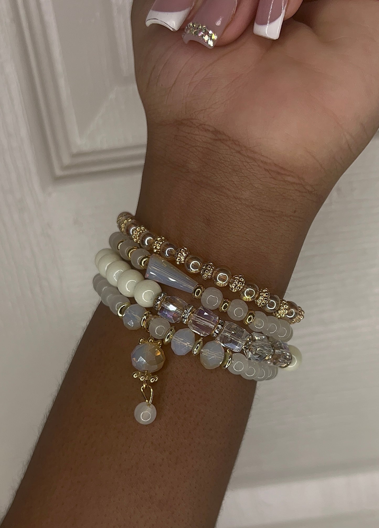 Beaded bracelet set