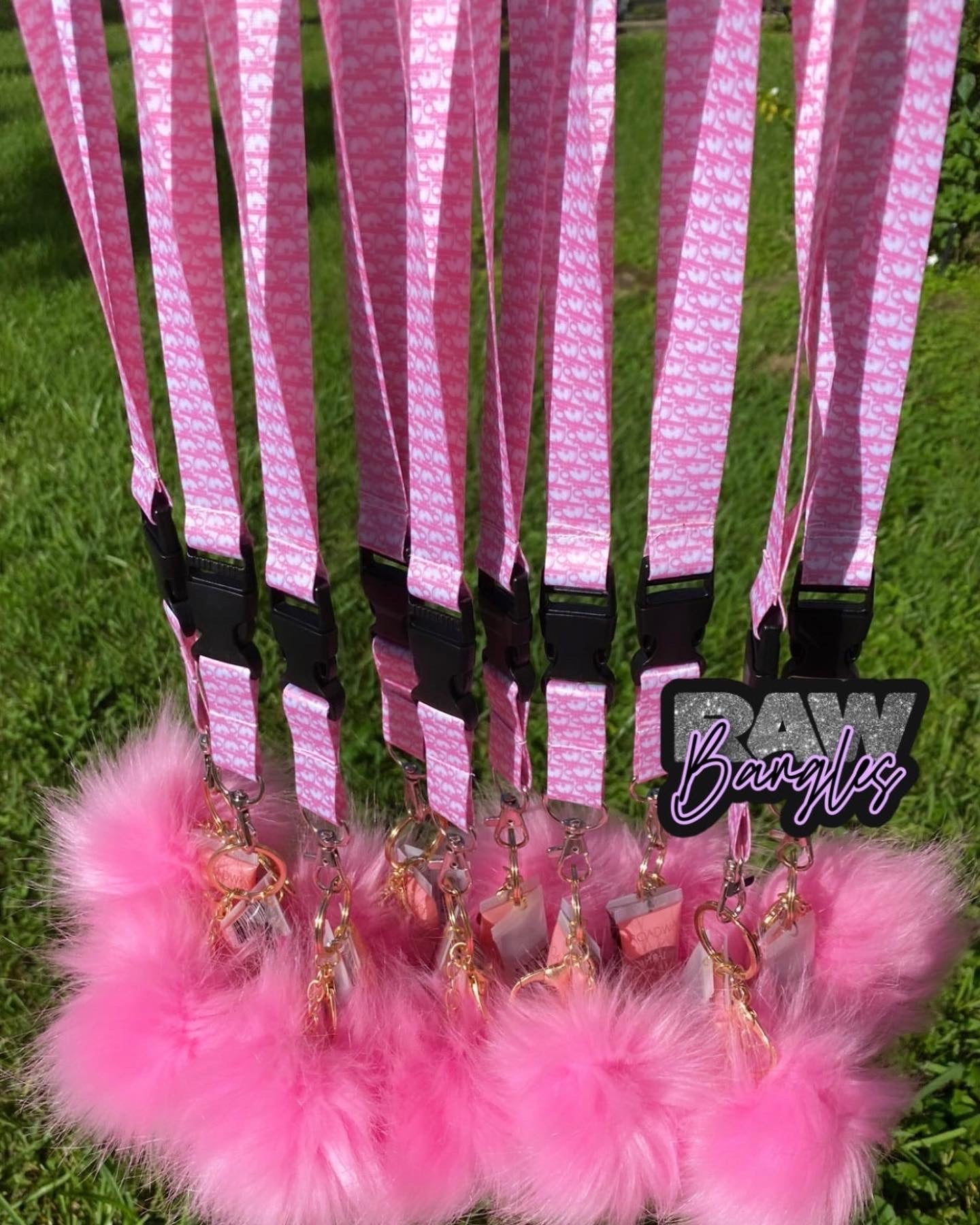 Pink Luxurious lanyard