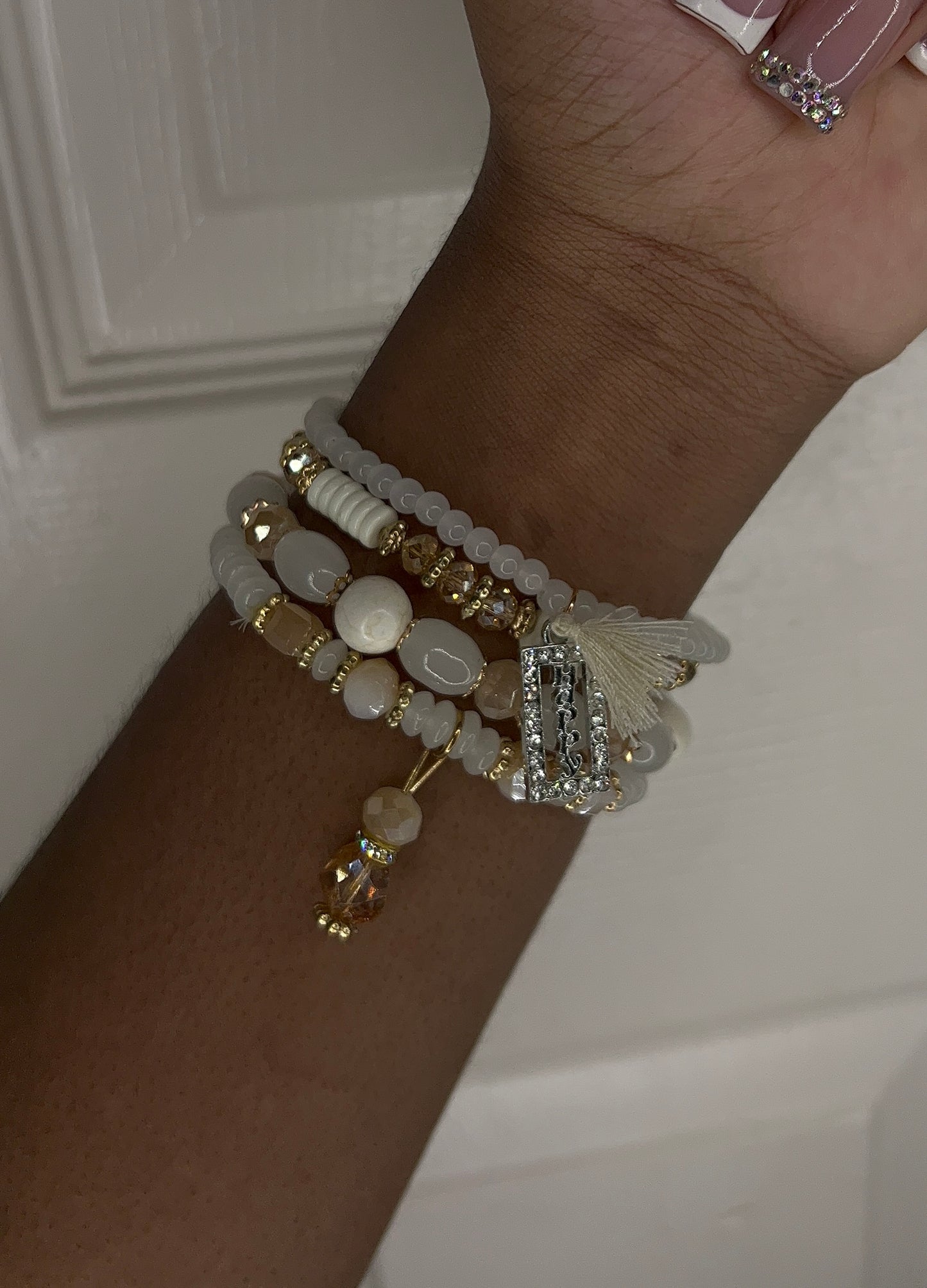 Beaded bracelet set